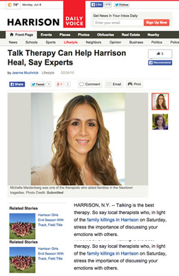 Talk Therapy Can Help Harrison Heal, Say Experts